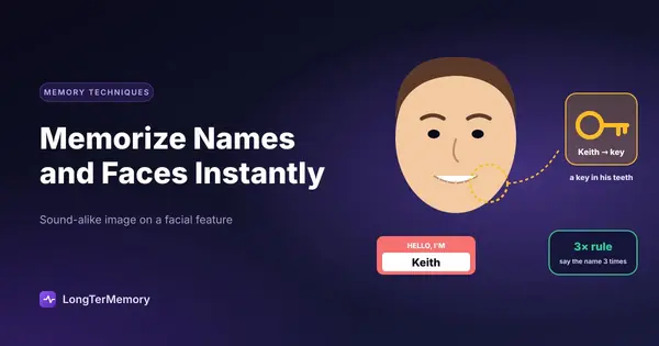Cover: the name Keith turned into a key pinned to his teeth, a name tag, and the rule of saying the name three times